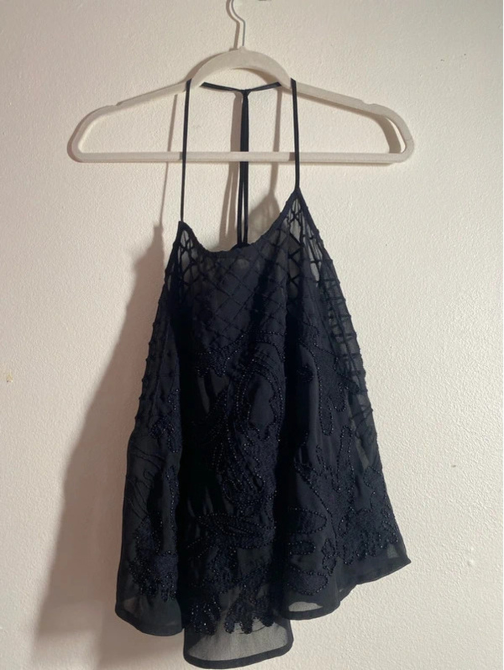 Sixes & Sevens mesh top - size medium